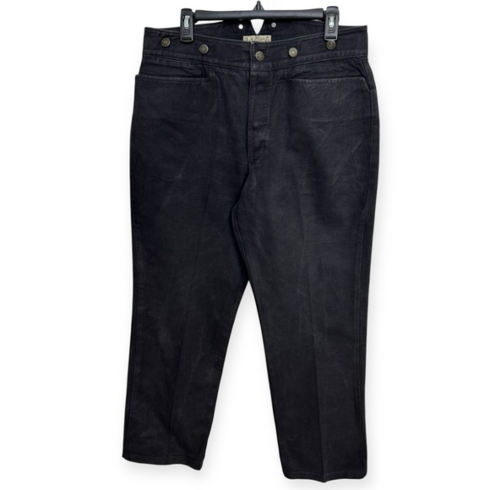 Wrangler Men’s Old West Style Black Straight‎ Jeans 36/30